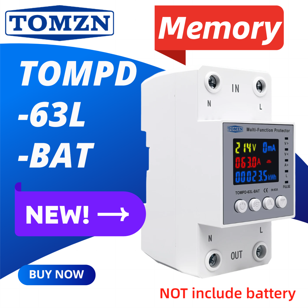 Battery Monitor Coulometer - TOMZN 63A 전압 보호기 배터리 백업
