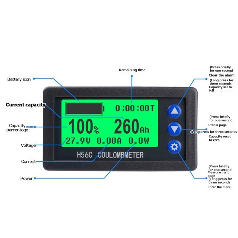 [EYEL!NEW!】 H56CS DC100V 배터리 용 - Battery Monitor Coulometer 리뷰 및 가격