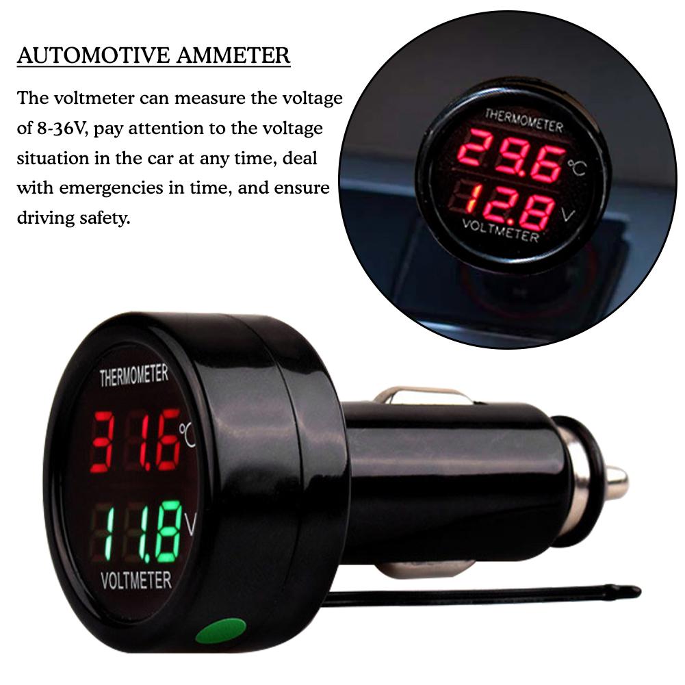 12V 24V 디지털 DC 전압 자동차 볼트미터 온도계 - Battery Monitor Coulometer 리뷰 및 가격