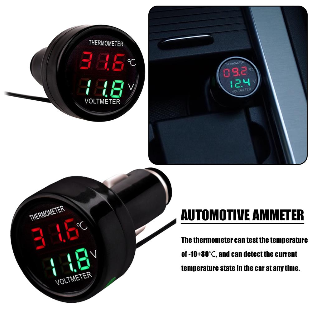12V 24V 디지털 DC 전압 자동차 볼트미터 온도계 - Battery Monitor Coulometer 리뷰 및 가격