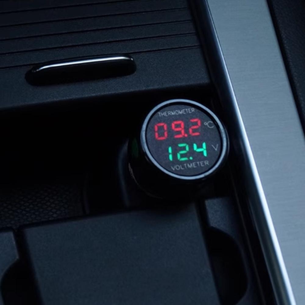 12V 24V 디지털 DC 전압 자동차 볼트미터 온도계 - Battery Monitor Coulometer 리뷰 및 가격