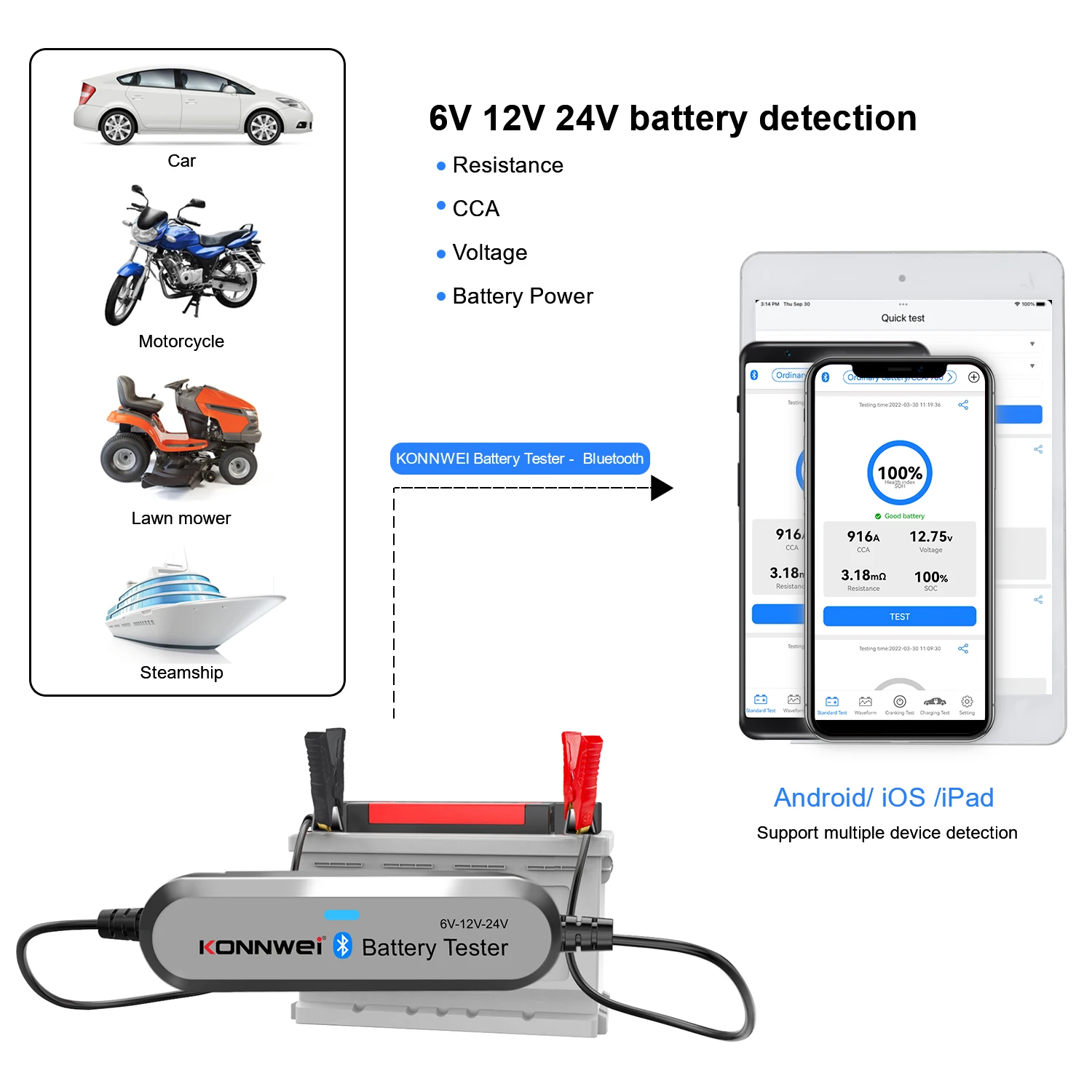 2026 KONNWEI BK200 블루투스 5.0 자동 - Battery Monitor Coulometer 리뷰 및 가격