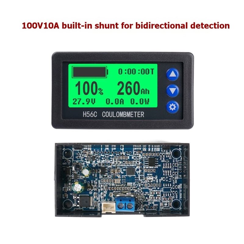 AT82-디지털 전류계 전압계 미터 모니터 H56CS  - Battery Monitor Coulometer 리뷰 및 가격
