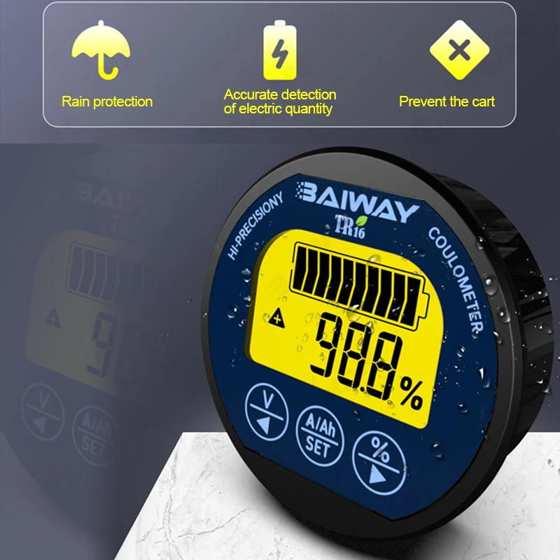 TR16H 방수 쿨로미터 DC 8-120V 50A/10 - Battery Monitor Coulometer 리뷰 및 가격